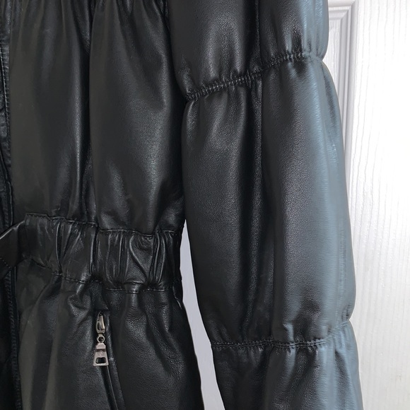 Danier Black Leather Jacket - Picture 4 of 10